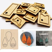 herramientas para cuero leather craft template fabric cutter 2 design earring die cutting knife mould hand punch tool 2024 - buy cheap