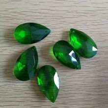 30pcs/lot,38mm Green crystal glass angle tear shape crystal glass chandelier prism pendant 2024 - buy cheap