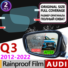 2Pcs for Audi Q3 8U F3 2012 - 2022 Full Cover Anti Fog Film Rearview Mirror Rainproof Clear Anti-Fog Films Accessories Sline 2024 - buy cheap