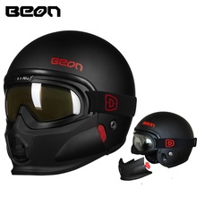 Beon Motorcycle Modular 3/4 helmet Open Face Helmets Motorbike Casque Casco Motocicleta Capacete Helmets 2024 - buy cheap