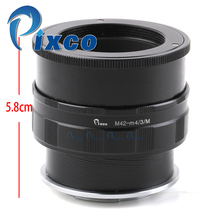 Pixco adaptador de lente para infinito m39-m4/3/m, adaptador ajustável de lente macro para m39 para micro m4/3 câmeras de montagem para panasonic para olympus 2024 - compre barato