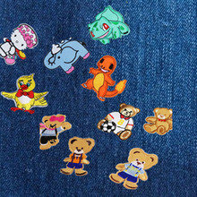 1pc Animal iron on Patch bear Elephant bird Embroidered Patches Iron  sticker patch Applique For clothing jeans bag DIY sewing 2024 - buy cheap
