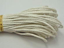 60 metros cuerda de hilo de algodón encerado trenzado blanco 2mm 2024 - compra barato