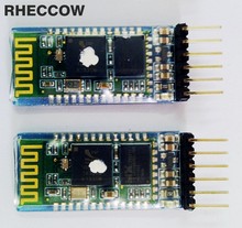 RHECCOW 5 шт./лот HC-06 hc06 4-контактный RF беспроводной анти-обратный Bluetooth RS232 последовательный ведомый преобразователь модуль + переходник Дочерняя плата 2024 - купить недорого