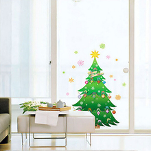 Self-adhesive Wall Stickers Glass Christmas Decoration Affixed Grilles Window Stickers  Santa Claus Free Shipping 2024 - buy cheap