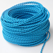2*0.75mm2 Blue Vintage Lamp Cord Twisted Wire Twisted Lamp Cord Retro Vintage Electrical Wire Edison Pendant Light Lamp Wire 10M 2024 - buy cheap