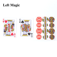 Cartão de mudança de fase, truques de mágica, adereços de mágica, palco de mágica, mentalismo, comésia de rua, brinquedos de mágica 2024 - compre barato