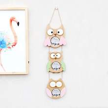 Idyllic Retro Owl 3 Inch Photo Frame Creativity Wooden Crafts Ornaments Birthday Present Shooting Props Home Desktop Decorations 2024 - buy cheap