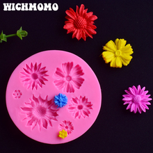 New 1PCS Chrysanthemum Charms Pendant Craft DIY UV Resin Liquid Silicone Molds for Earring Necklace Decorations Making Jewelry 2024 - buy cheap