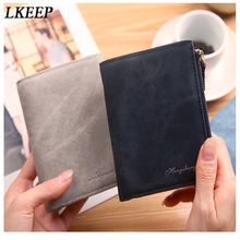 Fashion Top Quality Small Wallet PU Matte Leather Purse Short Female Coin Wallet Zipper Coin Purse Credit Card Holders 2024 - buy cheap