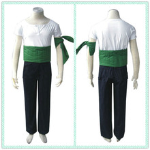 Se puede personalizar El Anime de una pieza para hombre y mujer, disfraz de Cosplay de Halloween Cos Roronoa Zoro 2024 - compra barato