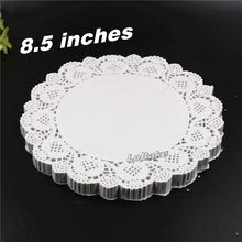 (160pcs/pack) Latest 8.5 inches round shape white hollow design paper doilies dining table placemats for kitchen accessories 2024 - buy cheap