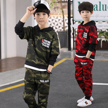 Boys Clothes Kid Autumn Winter Suit Camouflage Tracksuit Two Piece Set Back To School Outfit Teenager Boutique Kids Clothing 2024 - buy cheap
