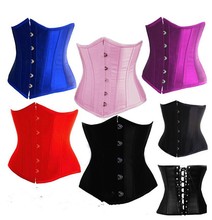 Underbust Corset Plus Size Lingerie Waist Training Corsets For Women Top Bustier Push Up Waist Cincher  Bodyshaper Black 2024 - buy cheap