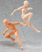 Hot  DIY Figures Man Female Skin Color Figure Anime Figure Figma Archetype Doll 13cm PVC 2024 - buy cheap