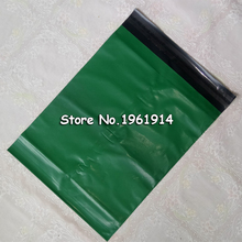 Green Poly Mailer de plástico envío bolsa de correo sobres bolsas de polietileno fuerte sello de plástico bolsa para envíos por correo envío gratis Express 25*35cm 2024 - compra barato