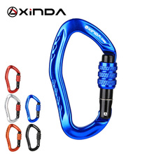 XINDA Outdoor Rock Climbing  Carabiner 22KN Safety Lock Aluminum alloy Spring-loaded Gate Buckle Survive Protective Equipment 2024 - buy cheap