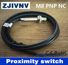 6 шт. M8 бессмывной или смывной тип PNP NC DC 3 провода индукционный датчик приближения, металлический датчик npn нормально закрывает dc 2024 - купить недорого