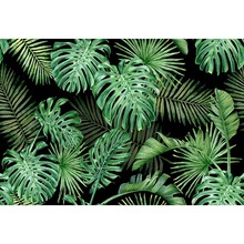 7x5ft Tropical Green Grass Palm Leaves Custom Washable No Wrinkle Photo Studio Background Backdrop Thicker Polyester Fabric 2024 - buy cheap