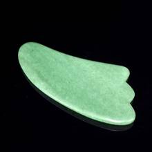 Natural Green Stone Plate Of Facial Scrapping Triangular Piece Body Meridian Tools Tool Health Therapy Care Point 2024 - buy cheap