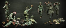 1/35 Scale Unpainted Resin figure  US airborne division and  captive 2024 - buy cheap