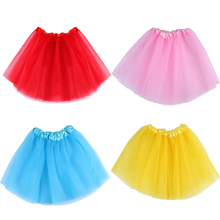 Лидер продаж, юбка-пачка для маленьких девочек Детская танцевальная юбка красивая прозрачная трехслойная сетчатая Одежда для девочек 2024 - купить недорого