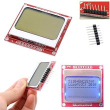 Smart Electronics LCD Module Display Monitor White backlight adapter PCB 84*48 84x84 Nokia 5110 Screen for Arduino 2024 - buy cheap