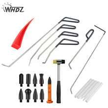 Whdz 18 pçs ganchos conjunto de ferramentas mão branco náilon torneira para baixo caneta martelo bater para baixo carro dent reparação do corpo automóvel dent paintless dent remoção 2024 - compre barato