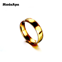 Женское кольцо из нержавеющей стали MadApe, обручальное кольцо золотого цвета 2024 - купить недорого