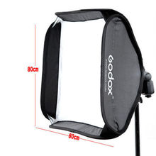 Professional Godox Ajustable Flash Softbox 80cm * 80cm + S type Bracket Mount Kit for Flash Speedlite Studio Shooting 2024 - buy cheap