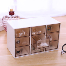 Multifunctional 9-grid Jewelry Storage Drawer Jewelry Accessories Portable Dust-proof Storage Fnishing Box 2024 - buy cheap