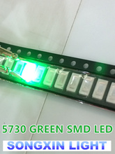 Tira de luces LED ultraligeras, 1000 LED SMD verde emisor de luz, 5730/5630 Led de montaje en superficie verde 520-575NM 5730-2,0 V, 3,6 Uds. 2024 - compra barato
