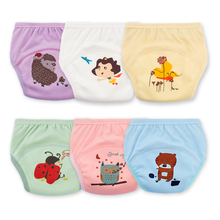1Pcs Fashion Baby Potty Training Pants Reusable Nappies Cloth Diaper Washable Elastic Infants Children Cotton Panties Underpants 2024 - buy cheap