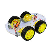 4WD Smart Car Robot Chassis for Arduino with Gear Motor Wheel Tyre DIY Car Kit 2024 - buy cheap