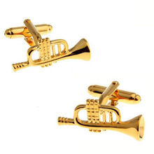 Gold Loudspeaker Loud SpeakerCufflink Cuff Link 15 Pairs Wholesale Free Shipping 2024 - buy cheap