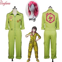 Super DanganRonpa Cosplay Kazuichi Costume Kazuichi Souda Full Set Uniform Jumpsuit With Hat Outfit Halloween Costume vest wig 2024 - buy cheap