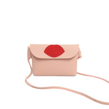 Bags for Women 2018 Ladies' PU Leather Handbag Girls Red Lips Printing Mini Shoulder Bag New Arrival Women Messenger Bag Bolsas 2024 - buy cheap
