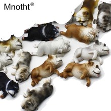 Mnotht 1/6 Sleep British Bulldog Model English Bulldog Resin Simulation Dog Sculpture Toy for 12in Action Figure Collection Toy 2024 - buy cheap