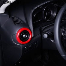 TOMEFON-embellecedor de panel de instrumentos para Mazda, cubierta de anillo de sello embellecedor de Interior, accesorios ABS, para Mazda 2 Demio DL Sedan DJ Hatchback 2015 2016 2017 2024 - compra barato