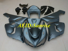 Motorcycle Fairing kit for KAWASAKI Ninja ZX6R 636 05 06 ZX 6R 2005 2006 zx6r ABS All matte black Fairings set+gifts KF20 2024 - buy cheap