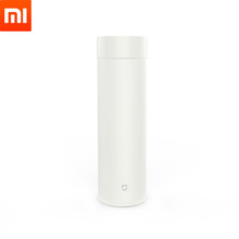 Xiaomi mijia garrafa térmica 500ml, caneca térmica a vácuo com copo, 12 horas para manter água fria, aniversário para meninos e meninas 2024 - compre barato