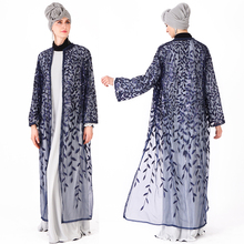 Мусульманская женская накидка с блестками и вышивкой, Дубай, модное платье, Арабский кафтан, арабский турецкий кафтан, женская одежда 2024 - купить недорого