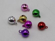 100 JINGLE BELLS~Christmas Mixed Colors~Beads Charms 8mm Decoration DIY Craft 2024 - buy cheap