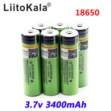 10PCS  liitokala 18650 3400 Battery 3400mAh 3.7V NCR18650B Rechargeable Li-ion Battery for Flashlight  (NO PCB) 2024 - buy cheap