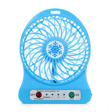Usb Fan Mini Electric Personal Fans Led Portable Rechargeable Desktop Fan Cooling Operated Fan with Battery 2024 - buy cheap