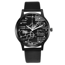 Мужские модные часы Miler с геометрическим рисунком, повседневные спортивные часы из кожи, Relogio Masculino Montre Homme 2024 - купить недорого