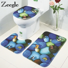 Zeegle tapete do banheiro conjunto capacho antiderrapante chuveiro tapetes do banheiro tapete absorvente tapete do banheiro tapetes de banho 2024 - compre barato