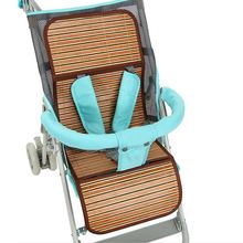 Carrinho de bebê de bambu, esteira respirável de verão, almofada de assento para carrinho, acessórios para carrinho de bebê 2024 - compre barato