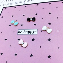 Hot 10Pcs Fashion Charms Enamels Alloy Tie Pendant Jewelry Accessories DIY Hair Bracelet Earrings Necklace Accessories 2019 New 2024 - buy cheap