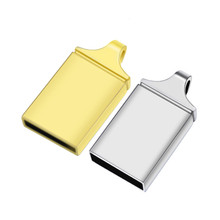 Mini USB flash drive GB 8 4GB GB 32 16g 64gb Pen Drive de metal pendrive flash disk prata/ouro usb 2.0 memory stick presentes 2024 - compre barato